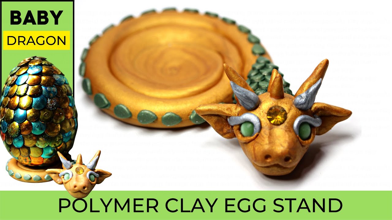 😍 REAL-TIME BABY DRAGON TUTORIAL! PREMO EGG STAND CRAFTS FOR BEGINNERS!