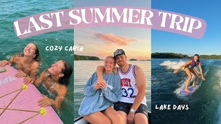 Last Summer trip 🫶🏼🫶🏼 Weekend in Georgia, cute cabin, lake day,   I’m an auntie!!!!!