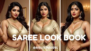 [4K] Ai Saree Showcase: Bridging The Gap Between Tradition And Innovation  | Ai Elite Indian Model