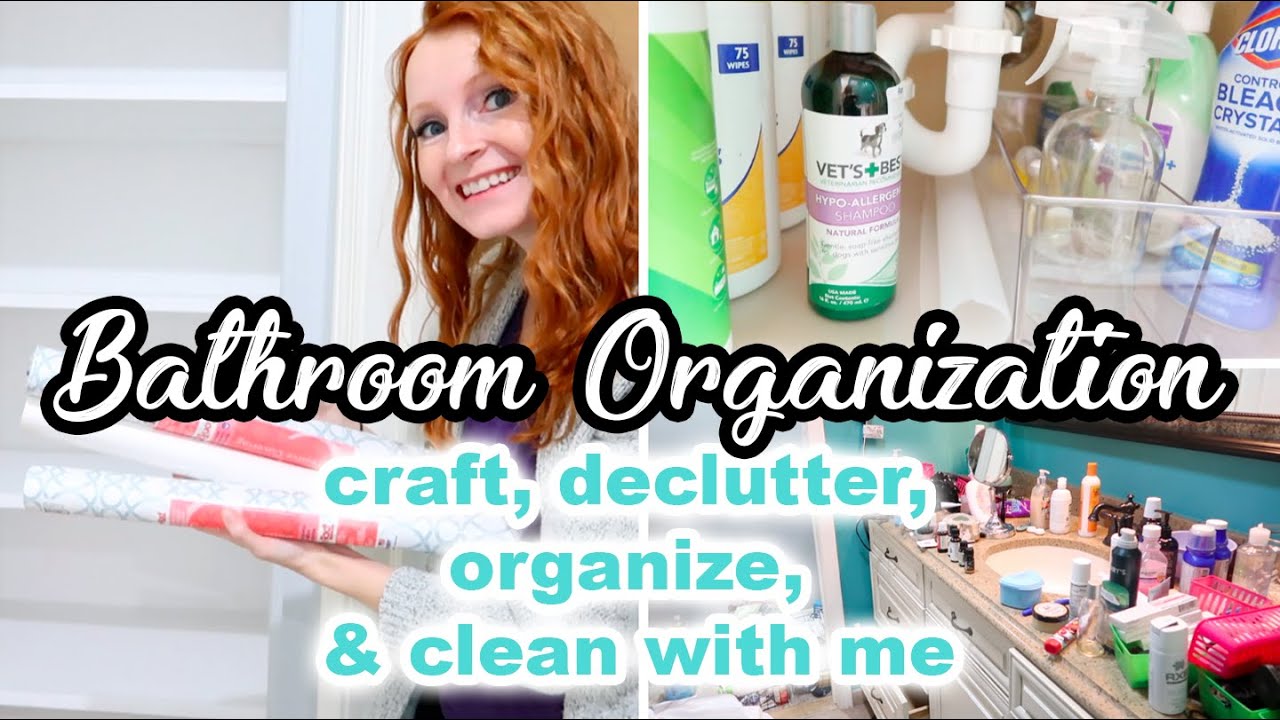 ULTIMATE BATHROOM ORGANIZATION: MASTER DECLUTTER & DEEP CLEAN + Linen ...