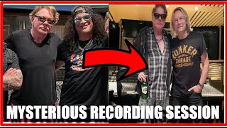 Axl Rose "Mysterious" Late Night Recording Session? New Guns N' Roses Material?