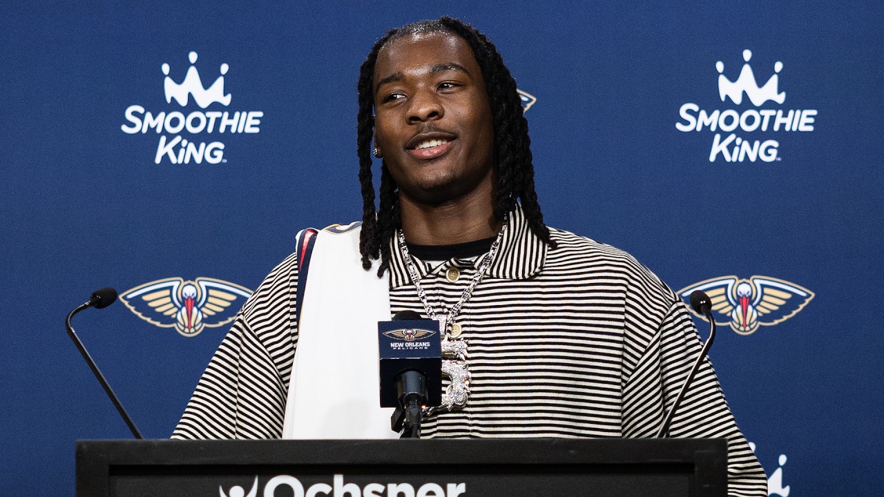 Jaron Pierre Jr. Introductory Press Conference | New Orleans Pelicans