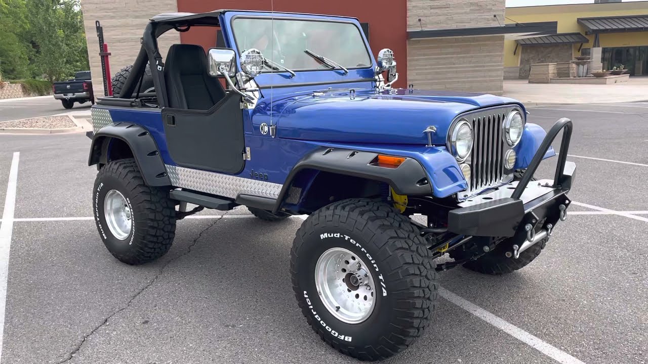 Sold 1983 Jeep CJ7. Complete rebuild. 4.2 L inline 6 fuel injected
