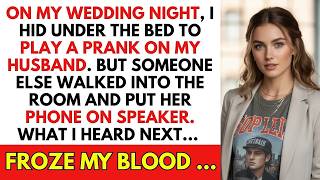 On My Wedding Night I Hid Under The Bed To Prank My Husband, But The Person Who Walked In Was…