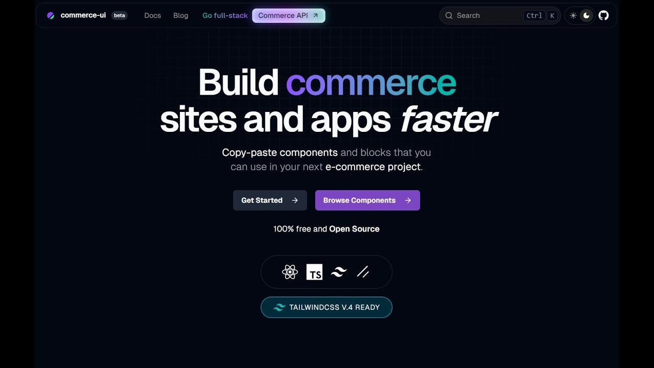 Truecommerce Ui commerce-ui: 100% Free E-commerce UI Components for Fast Development ...