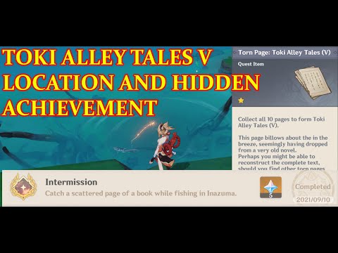 Inazuma 2.1 Toki Alley Tales V location Intermission Genshin Impact