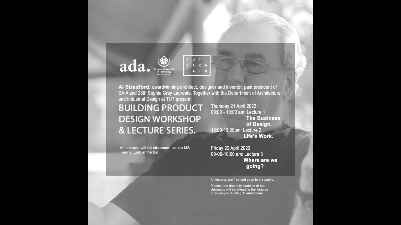 Al Stratford: Building Product Design Workshop - Lecture 01