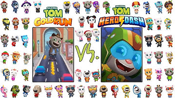 Talking Tom Hero Dash PLANET POWER TOM vs  Gold Run COWBOY TOM Android iOS Gameplay