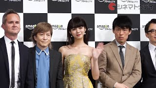 池田エライザ、悩殺ドレスで登場　『Amazonプライム・ビデオ日本オリジナル作品記者発表会』