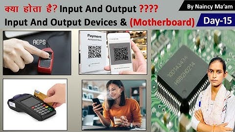 Input And Output Devices of Computer #youtube