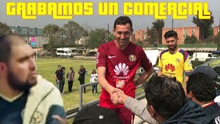 GRABAMOS UN COMERCIAL -  CLUB AMERICA - Del Crema Soy