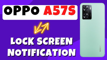 Oppo A57s Lock Screen Notifications Settings || Hide Notification content
