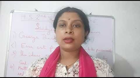 H. S. 2nd year, chapter 6, subjective Idealism