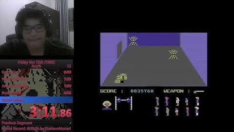 Friday the 13th (1985) Any% 5:54 WR