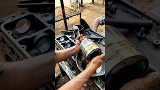 Cummis Engine Piston Installation #automobile #trending #skills #viral #shortsfeed