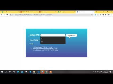 JavaScript Fare Calculator Assignment | Assignment #1 | PNY Full Stack Web Development Batch #23