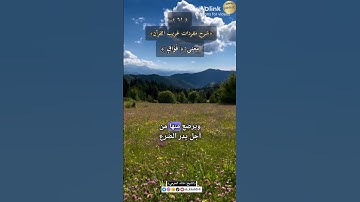 معنى:(فَوَاق),٦١-شرح مفردات غريب القرآن،سورة ص ،الشيخ خالد الحرمي.