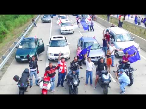 საქართველოს ერთგულების სახელით გორში ჩატარებული აქცია