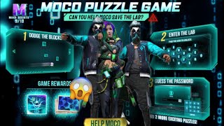 How to complete Moco's puzzle game! |  New freefire event! screenshot 3