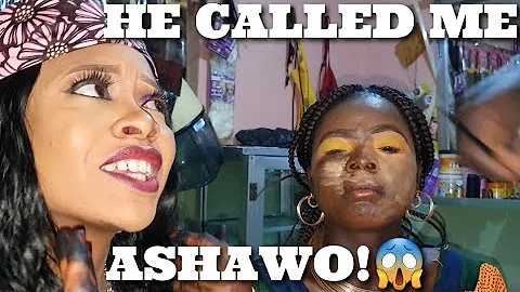 I found a MALE WORST REVIEWED MAKEUP ARTIST IN MY CITY he called me ASHAWO!😱😡