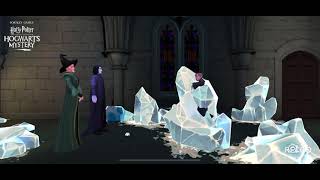 Hogwarts Mystery Corridor Taken Over With Ice Soundtrack