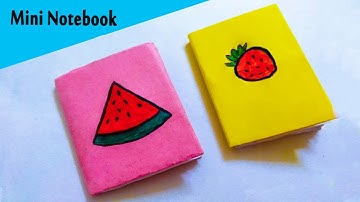 how to make a Mini Notebook I Pocket Notebook making