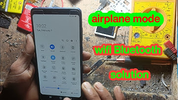 Samsung A9 2018 airplane mode kase sahi kare  how to network problem wifi, bulootuth network problem