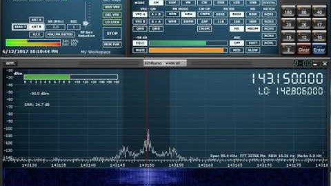 SDRuno with SDRplay RSP2   Military Aircraft   143 150 MHz