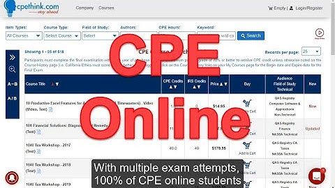 CPE Online at Cpethink.com