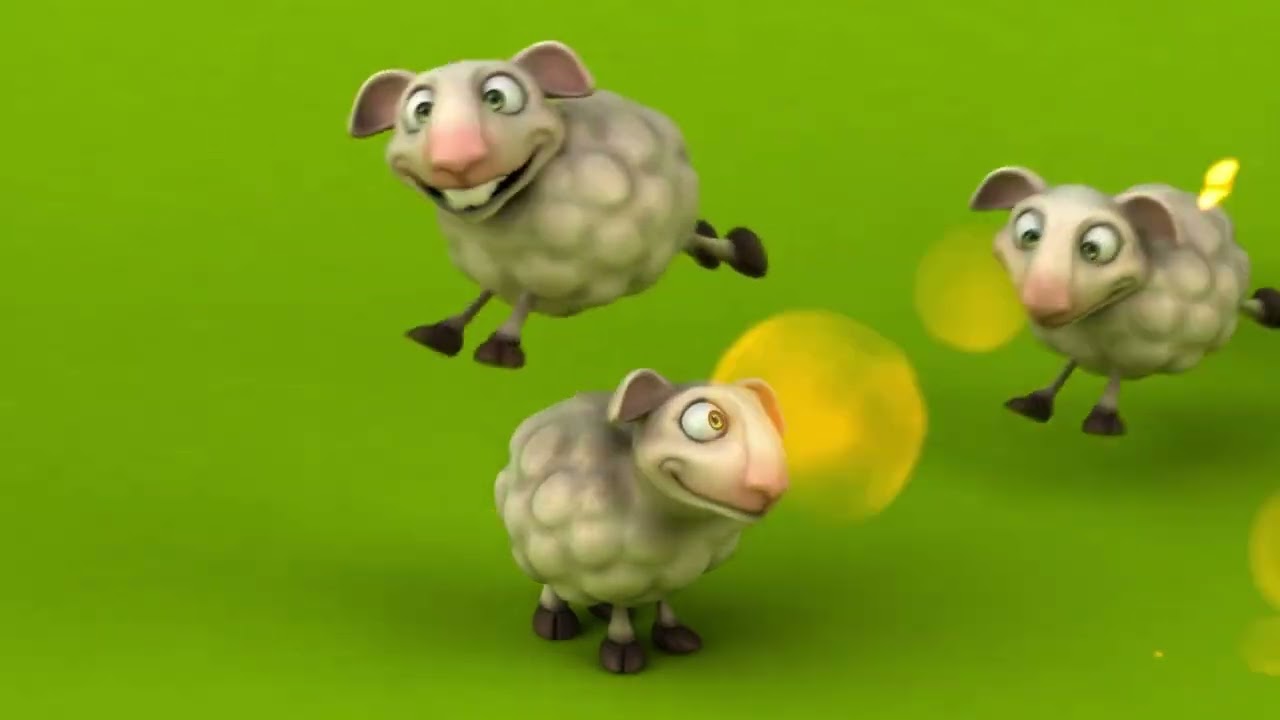 DEEP SLEEP counting GOLD & SHEEP - Cute Animals & Soft Chill Music Asmr