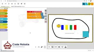 Forward and Back - Open Roberta Labs EV3 Sim - Task 1