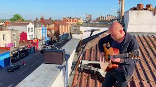 Video thumbnail of "Rooftop Session Lockdown day 54 (ERIC PRYDZ PJANOO ACOUSTIC GUITAR COVER)"