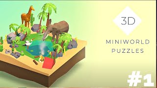 3D Miniworld Puzzles Walkthrough Gameplay Part-1 screenshot 4