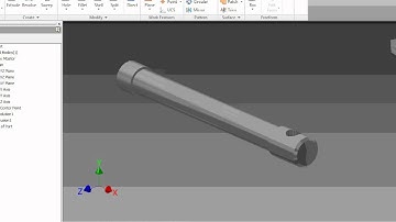Autodesk Inventor Tutorials Vise Part 5-Handle Rod
