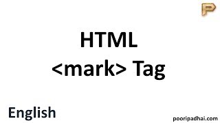 HTML Mark  Tag