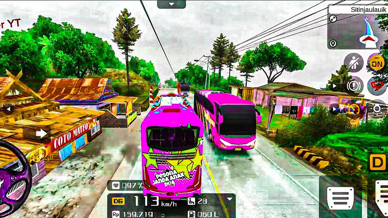 Bus Simulator Indonesia | Modified Bus | Bus Fast Driving | Bus ...