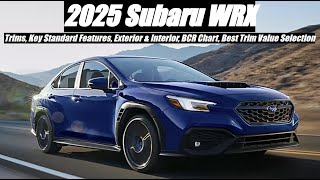 2025 Subaru WRX: Trims, Key Features, & More!