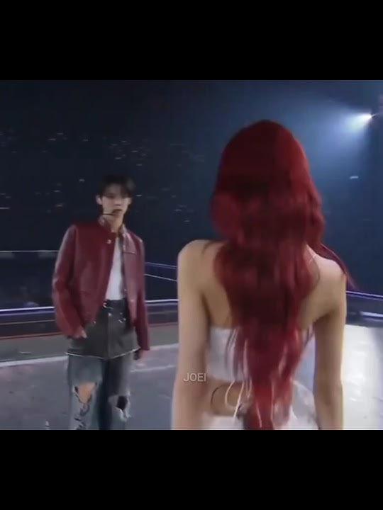 yeonjun after eyes contact with yuna 💕👑 #yeonjun #yuna #itzy #txt #sbs2023 #moment #fypシ