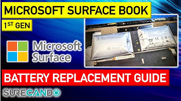 Microsoft Surface Book Battery Replacement Guide Full Disassembly + Keyboard & Mouse troubleshooting