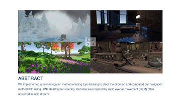IEEE VR 2021 Poster Using Eye Gaze for Navigation: A User Study Inspired by Lucid Dreams
