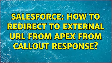 Salesforce: How to redirect to external url from apex from callout response?