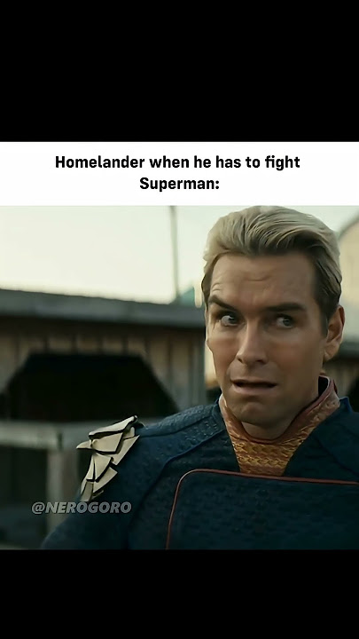 Homelander is going to be humbled by Superman 😭😭