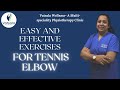EXERCISES TO DO AT HOME  FOR TENNIS ELBOW!