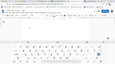 On-Screen Keyboard - Chromebook Accessibility Feature