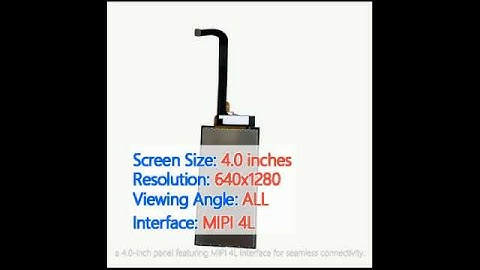 Touchscreen 640x1280 IPS TFT LCD Display Module Panel MIPI Interface ST7703