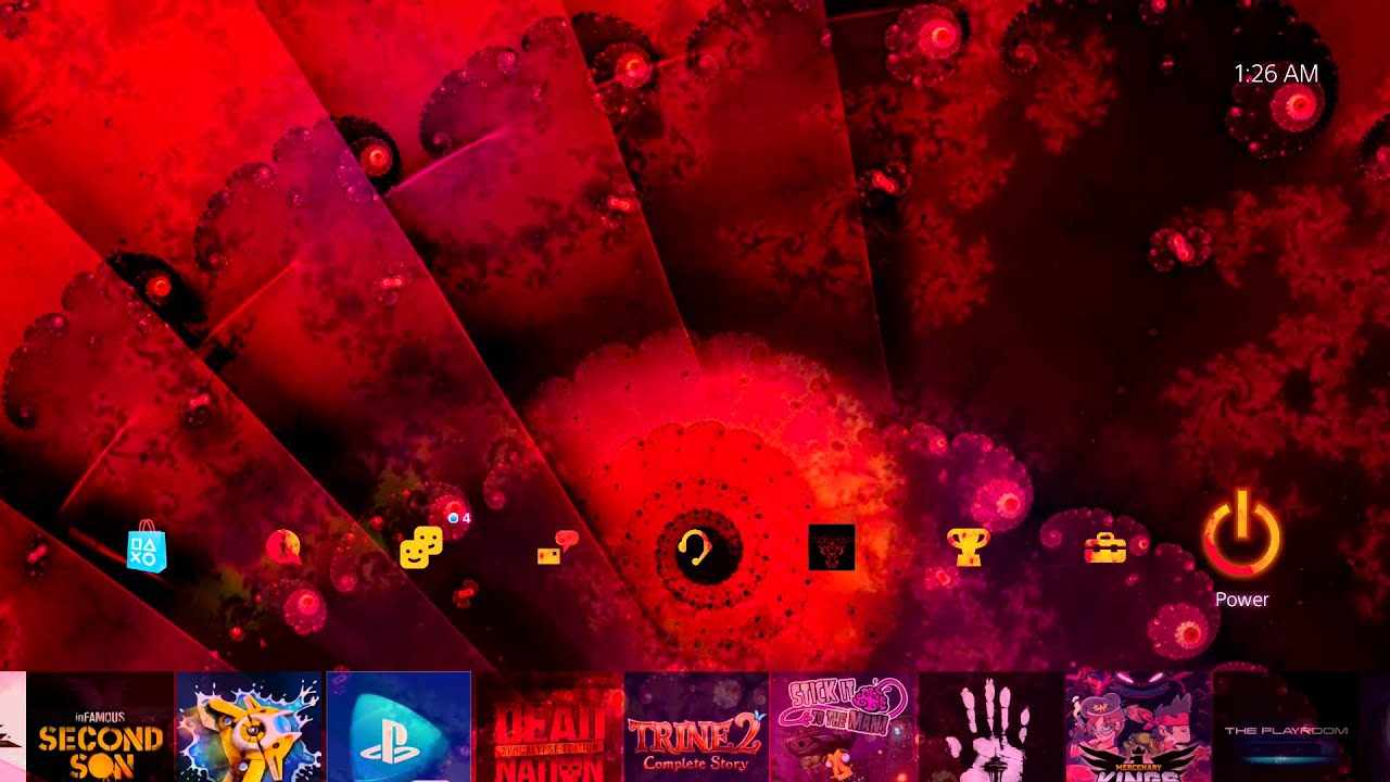PS4 Themes With 2 0 System Update - YouTube