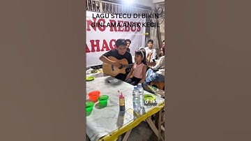 Viral lagu Stecu dibikin gini sama anak kecil. #stecu #lagu #viralvideo