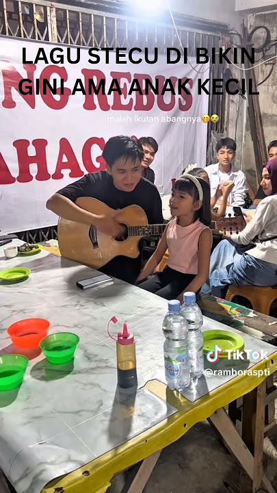 Viral lagu Stecu dibikin gini sama anak kecil. #stecu #lagu #viralvideo