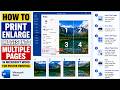 How To Print Large Images Across Multiple Pages in Microsoft Word | Quick and Easy!
