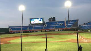 桃園國際棒球場 試合開始直前の様子 LamigoMonkeys